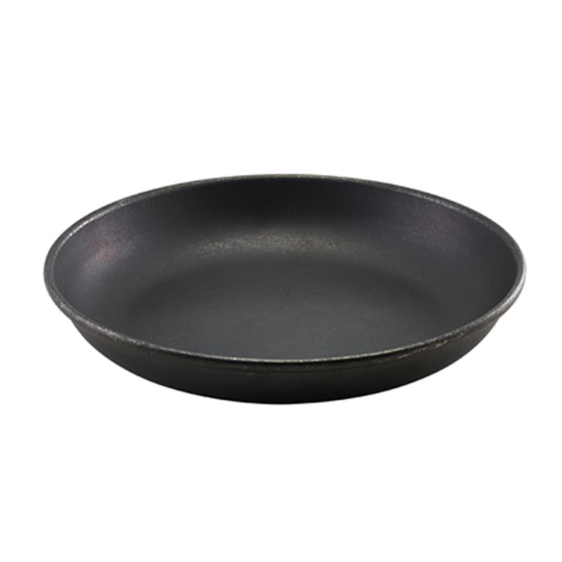 GenWare Black Vintage Steel Coupe Plate 20cm