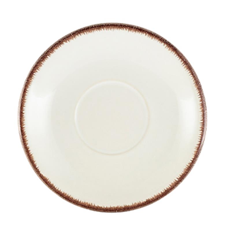 Terra Stoneware Sereno Brown Saucer 15cm