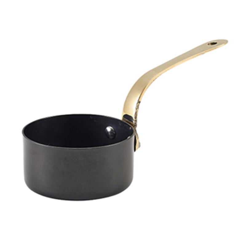 GenWare Black Vintage Steel Mini Sauce Pan 7 x 3.75cm