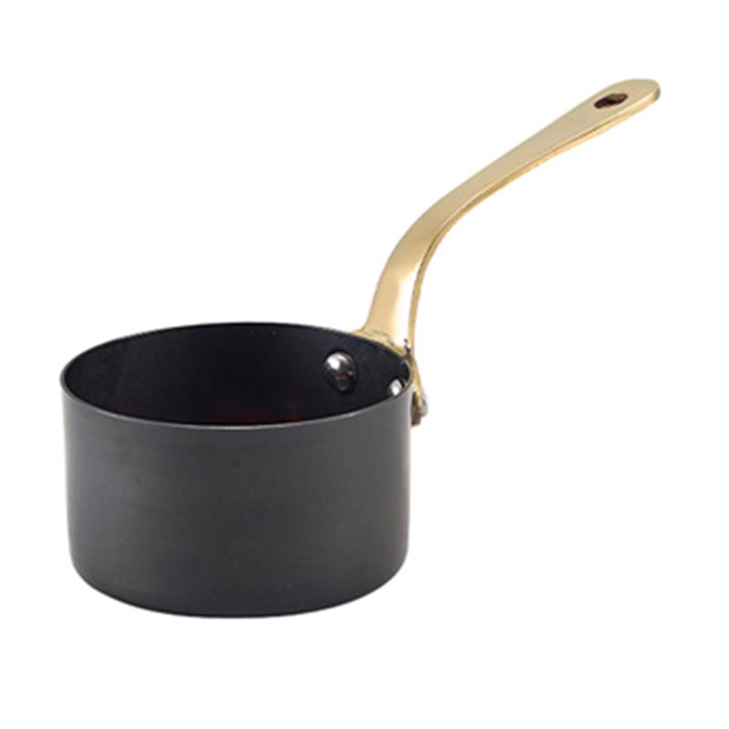 GenWare Black Vintage Steel Mini Sauce Pan 7.8 x 4.5cm