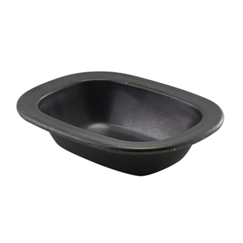 GenWare Black Vintage Steel Pie Dish 16cm