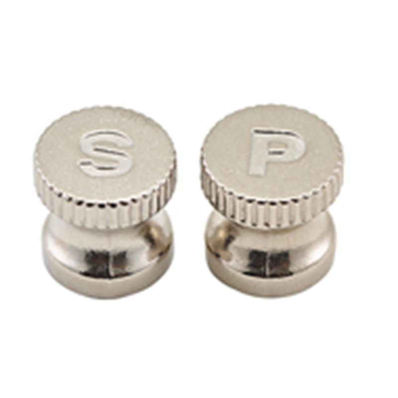 Engraved Knobs For Salt And Pepper Grinders 6pcs