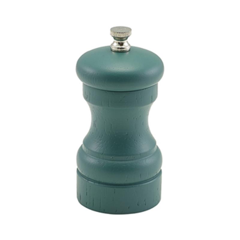 Olive Green Wooden Salt/Pepper Grinder 10cm