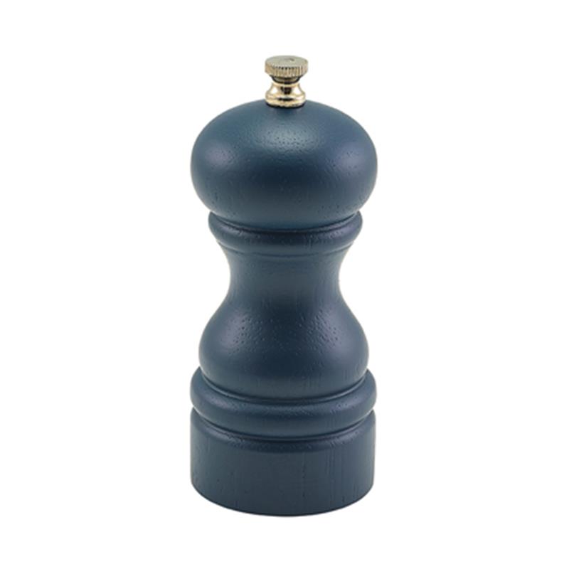 Blue Wooden Salt/Pepper Grinder 13cm