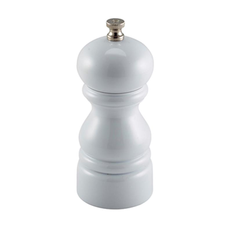 Genware Salt Or Pepper Grinder White 12.7cm