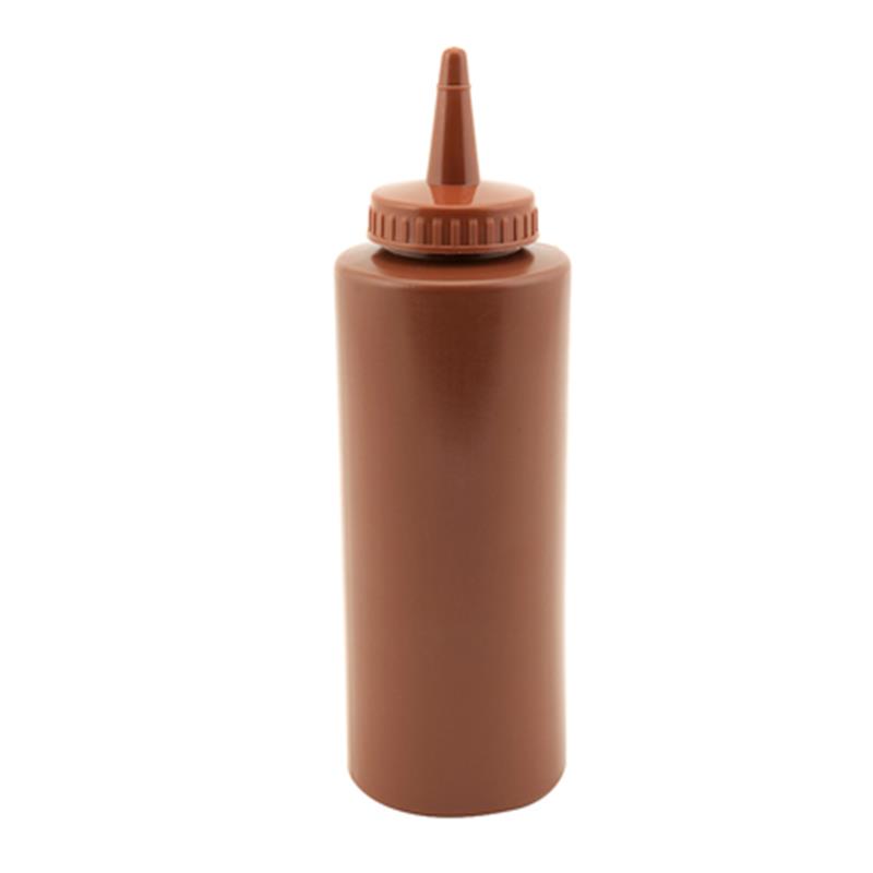 Genware Squeeze Bottle Brown 12oz/35cl