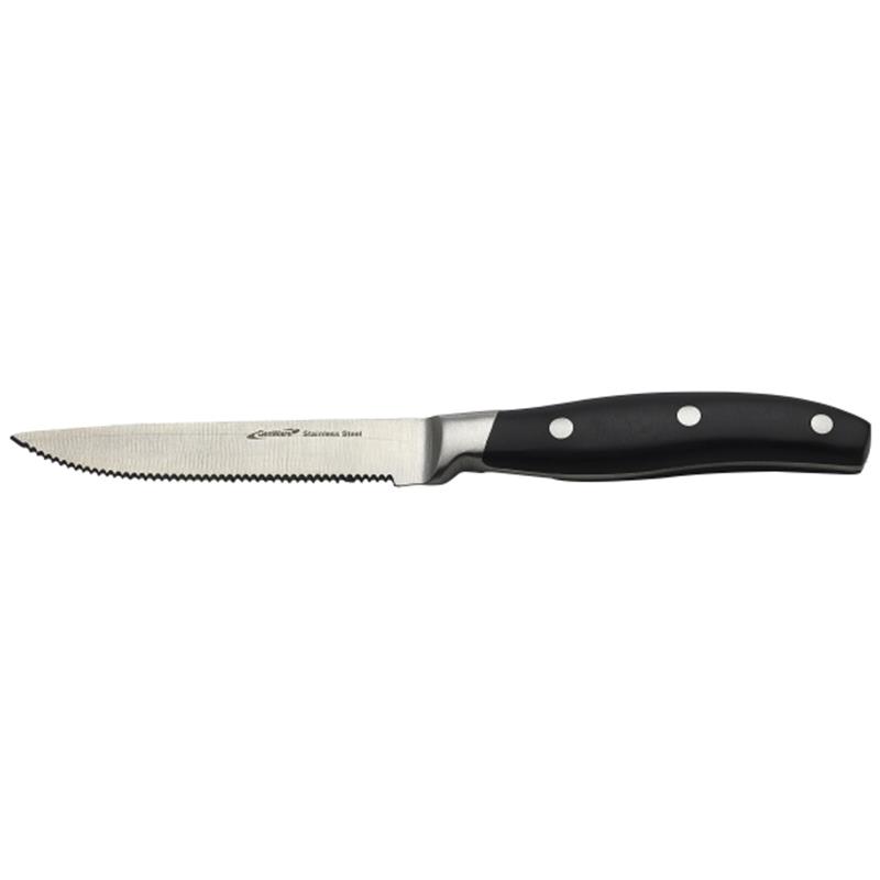 Premium Black Handle Steak Knife (Dozen)