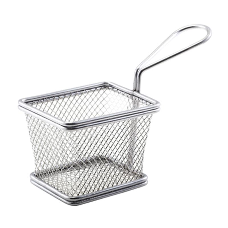 Serving Fry Basket Rectangular 10 X 8 X 7.5cm