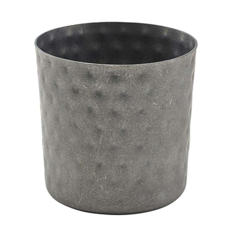 GenWare Vintage Steel Hammered Serving Cup 8.5 x 8.5cm