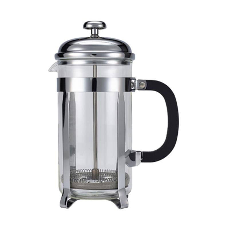 8 Cup Cafetiere Chrome Pyrex 32oz 1000ml