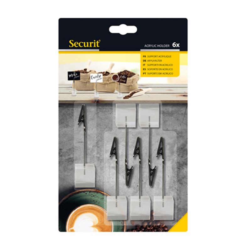 Acrylic Tag Holders (Set of 6pcs)
