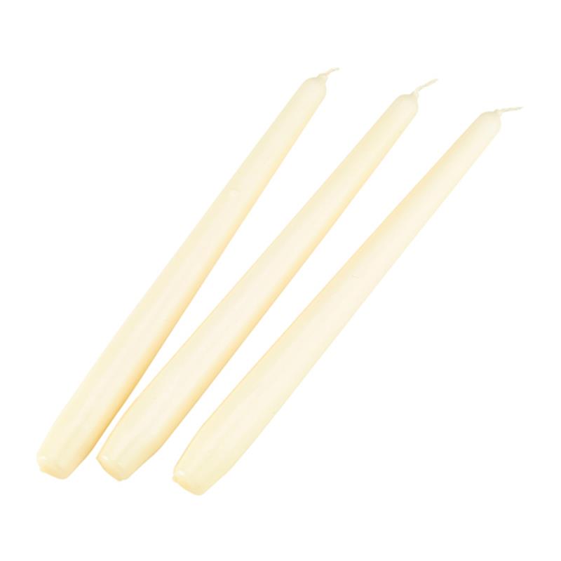 Tapered Candle 10â€ Ivory (Pack 50)