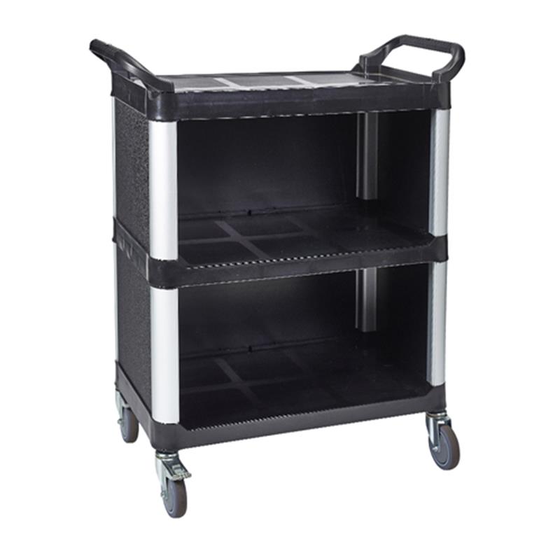 GenWare Small 3 Tier PP Panelled Trolley