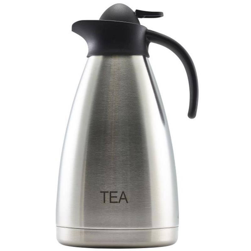 Tea Inscribed St/St Contemporary Vac. Jug 2.0