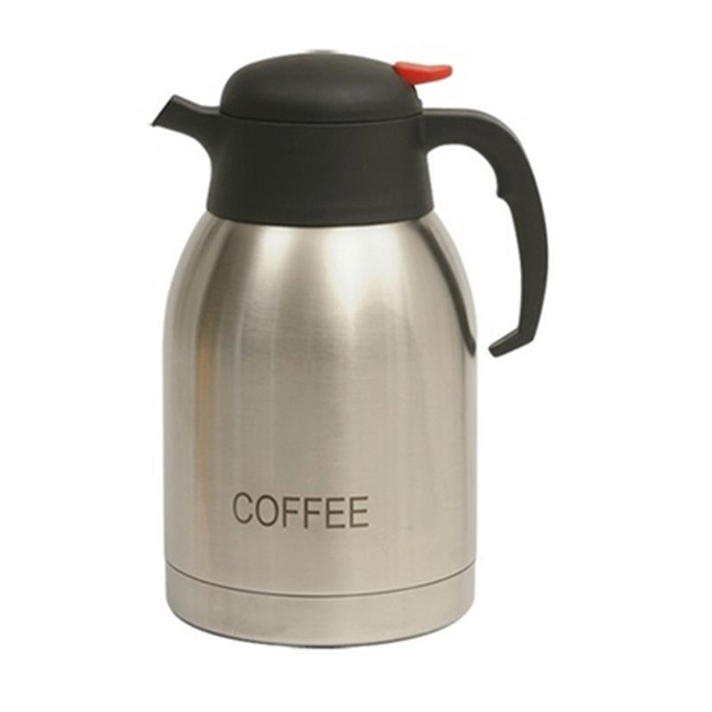 Coffee Inscribed St/St Vacuum Jug 2.0L