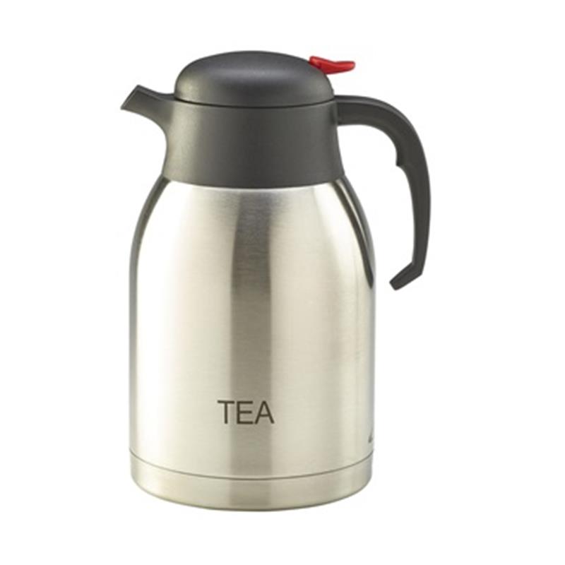 Tea Inscribed St/St Vacuum Jug 2.0L