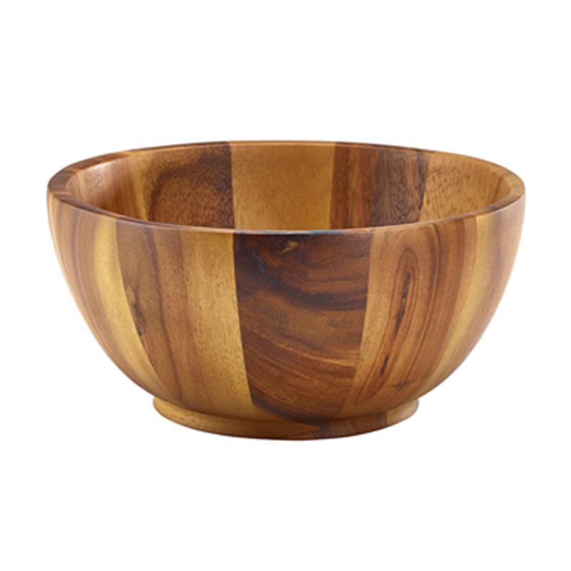 Acacia Wood Bowl 20Dia x 10cm