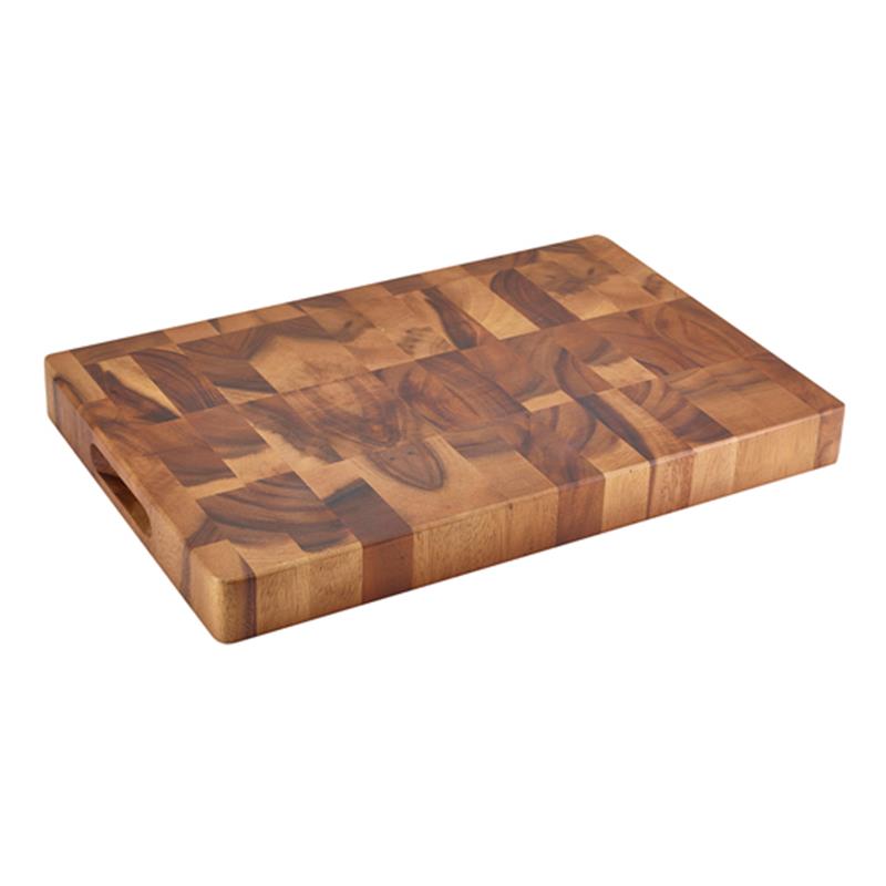 Acacia Wood End Grain Chopping Board 18 x 12 x 1.75"