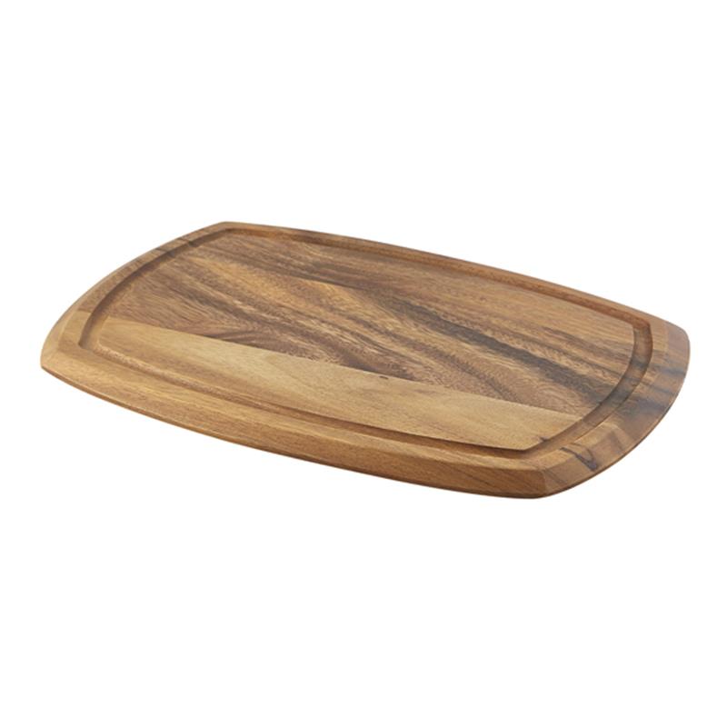 Genware Acacia Wood Serving Board 36 x 25.5 x 2cm