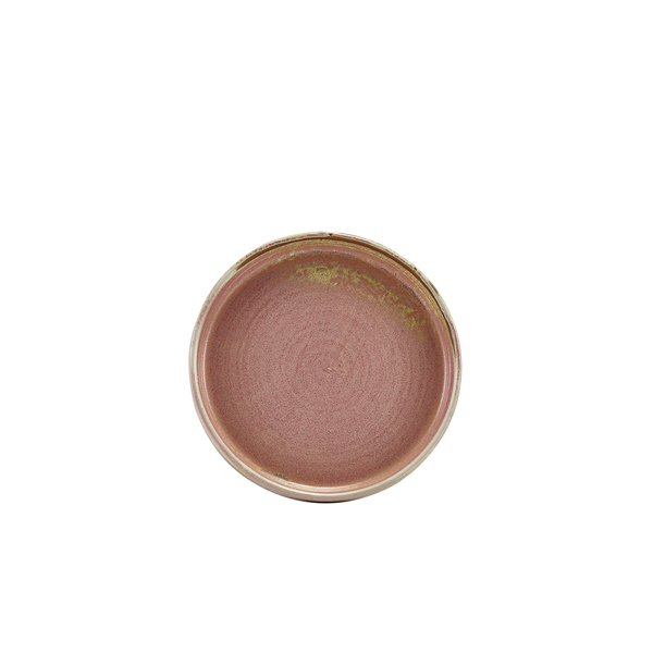 Terra Porcelain Rose Low Presentation Plate 14cm