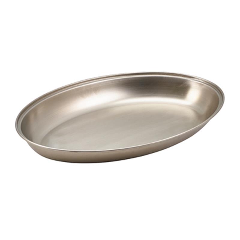 GenWare Stainless Steel Oval Vegetable Dish 22.5cm/9"