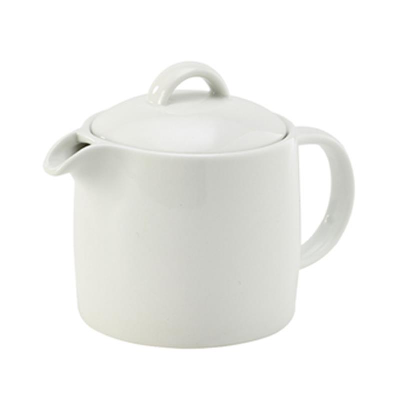 Genware Porcelain Solid Tea Pot 36cl/12.5oz