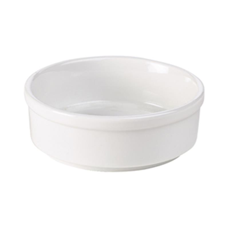 Genware Porcelain Round Dish 10cm/4"