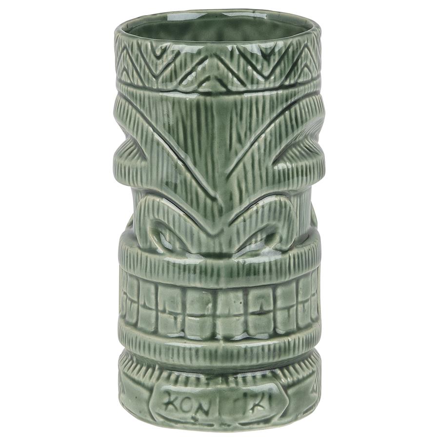 Ceramic Kon Tiki Mug 630ml Faded Green