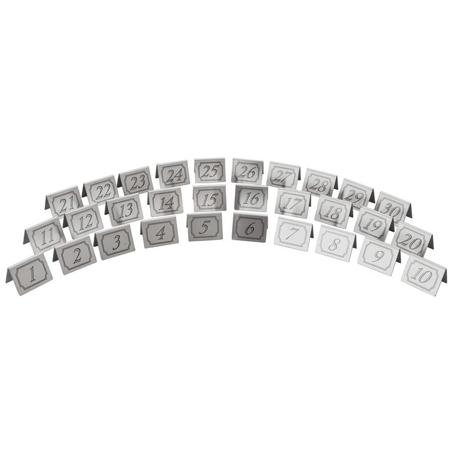 11-20 Stainless Steel Table Numbers  