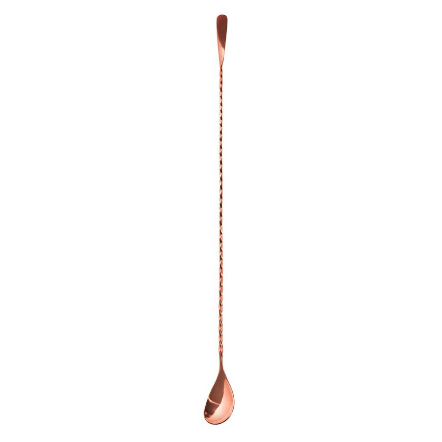 Hudson Cocktail Spoon 450mm S/St Copper Plated