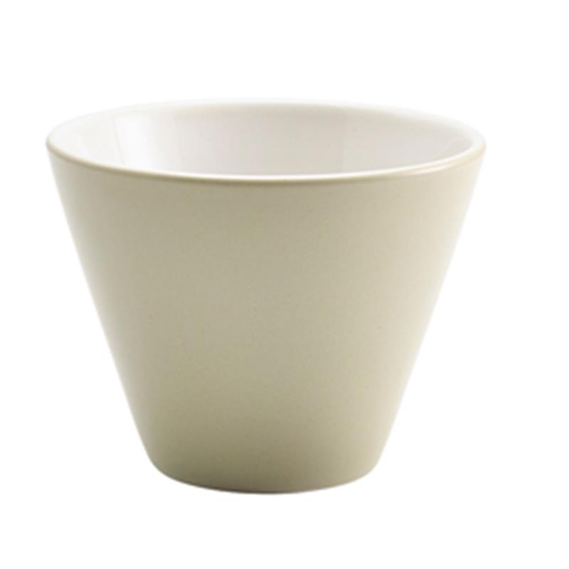 Genware Porcelain Pebble Conical Bowl 10.5cm/4"