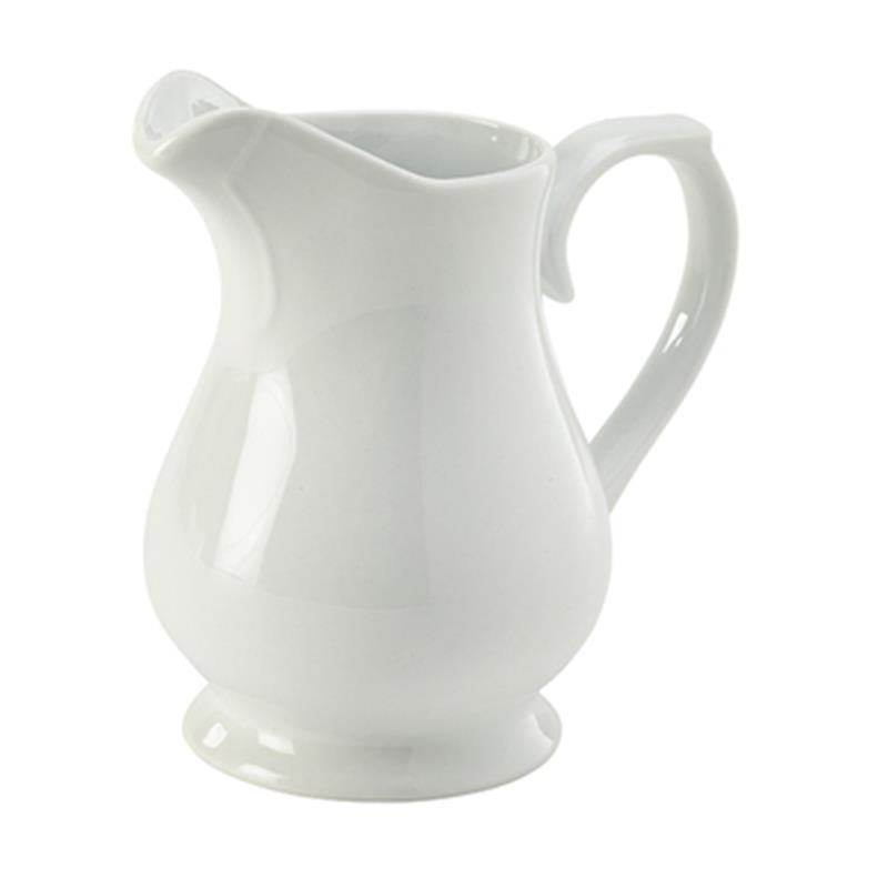 Genware Porcelain Traditional Serving Jug 14cl/5oz