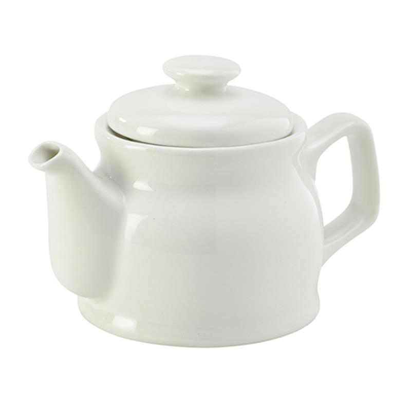 Genware Porcelain Teapot 45cl/15.75oz