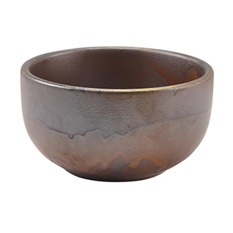 Terra Porcelain Rustic Copper Round Bowl 11.5cm