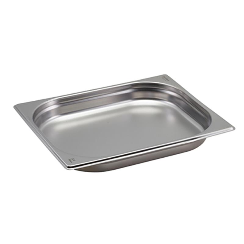 St/St Gastronorm Pan 1/2 - 40mm Deep