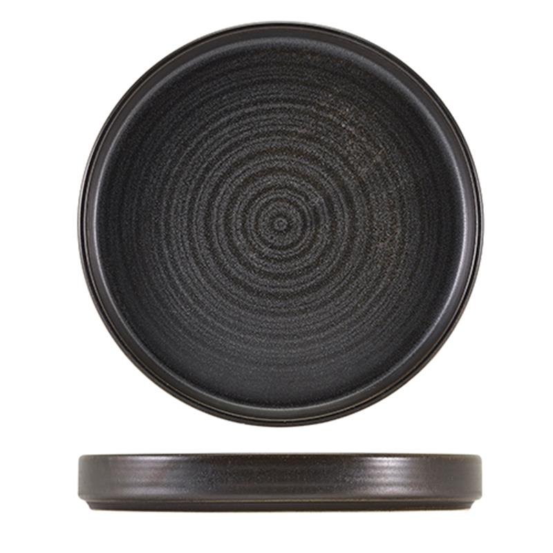 Terra Porcelain Black Presentation Plate 26cm
