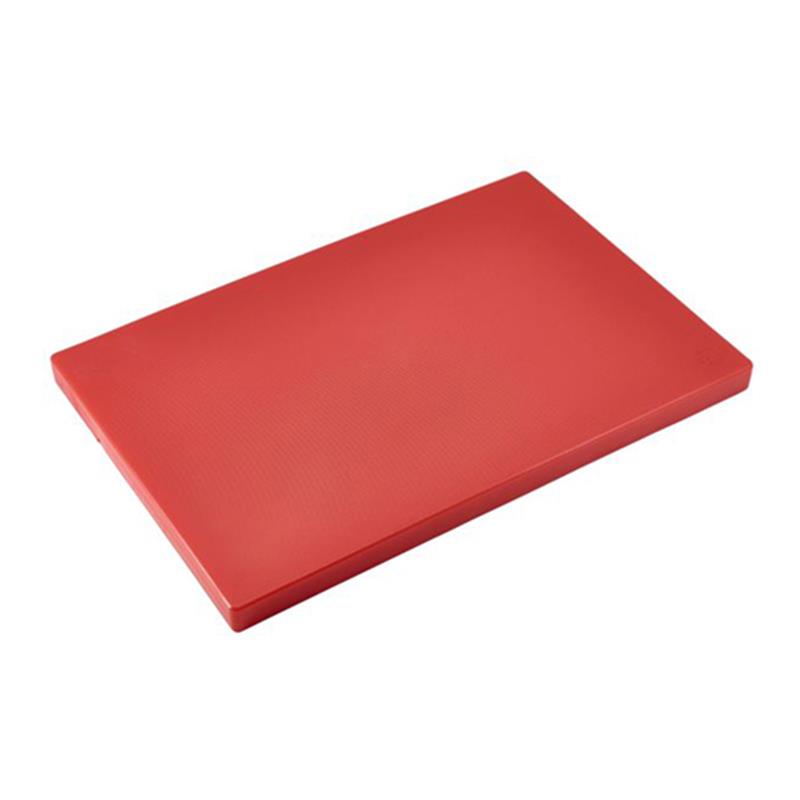 GenWare Red Low Density Chopping Board 18 x 12 x 1"