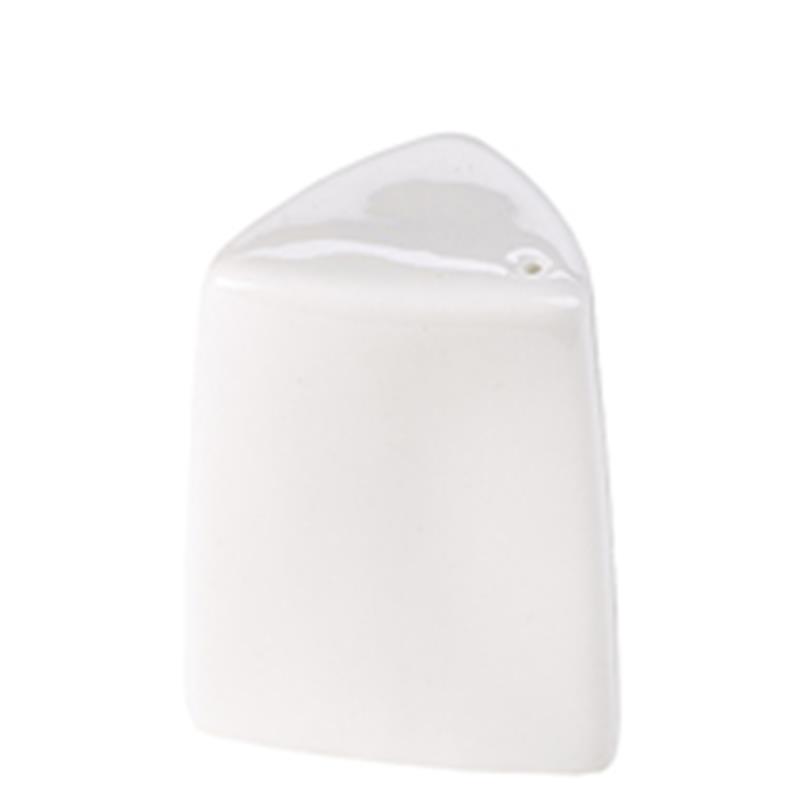 Genware Porcelain Triangular Salt Shaker 6cm/2.5"