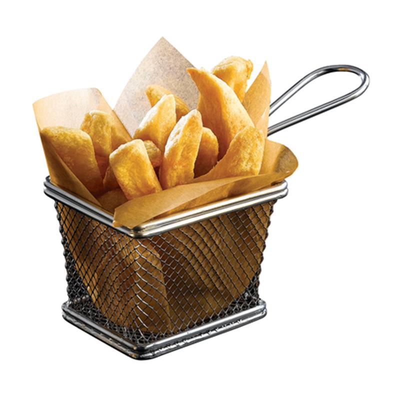Serving Fry Basket Rectangular 12.5 X 10 X 8.5cm